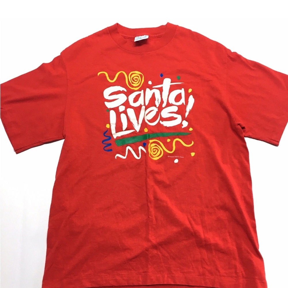 Santa Lives Christmas Vintage Shirt